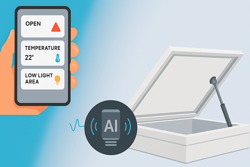 firefender smoke hatch at work